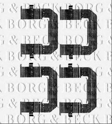 BORG & BECK BBK1213 Комплектуючі, колодки дискового гальма