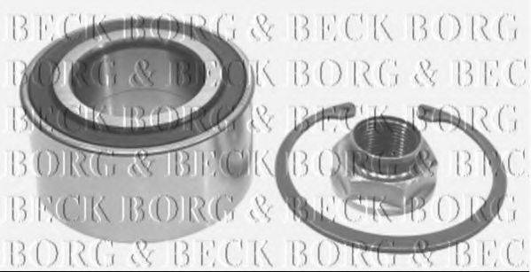 BORG & BECK BWK128 Комплект підшипника маточини колеса