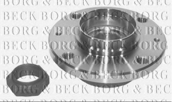 BORG & BECK BWK489 Комплект підшипника маточини колеса