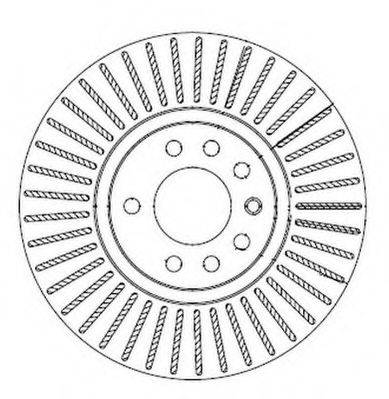 OPEL 24435132 гальмівний диск