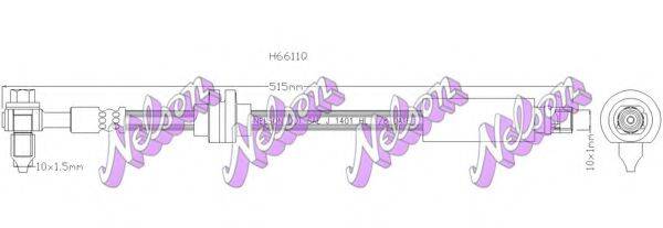 BROVEX-NELSON H6611Q Гальмівний шланг