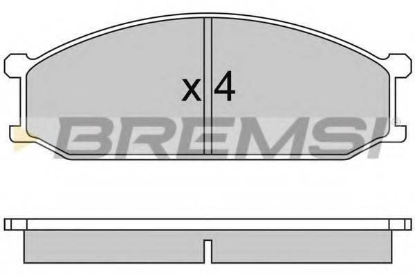 BREMSI BP2233