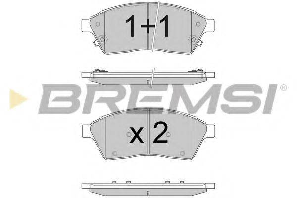 BREMSI BP3595