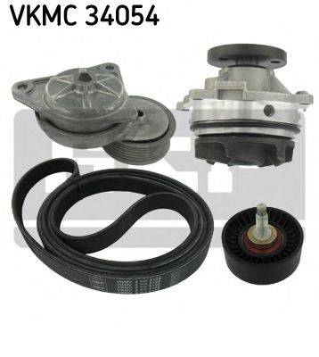 SKF VKMC34054 Водяний насос + комплект потічкових ременів