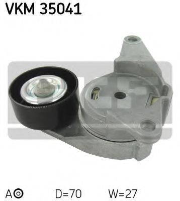 SKF VKM35041 Натяжной ролик, поликлиновой  ремень