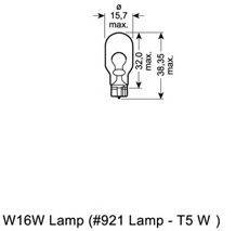 OSRAM 921 Лампа розжарювання, ліхтар покажчика повороту; Лампа розжарювання, ліхтар сигналу гальм./задній габ. вогонь; Лампа розжарювання, ліхтар сигналу гальмування; Лампа розжарювання, задня протитуманна фара; Лампа розжарювання, фара заднього ходу; Лампа розжарювання, задній гаражний вогонь; Лампа розжарювання, вогні стоянки / габаритні ліхтарі; Лампа розжарювання, стоянковий/габаритний вогонь; Лампа розжарювання, ліхтар покажчика повороту; Лампа розжарювання, ліхтар сигналу гальм./задній габ. вогонь; Лампа розжарювання, ліхтар сигналу гальмування; Лампа розжарювання, задня протитуманна фара; Лампа розжарювання, стоянкові вогні / габаритні ліхтарі