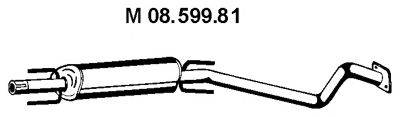 OPEL 5852065 Середній глушник вихлопних газів