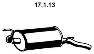 EBERSPACHER 17113 Глушник вихлопних газів кінцевий