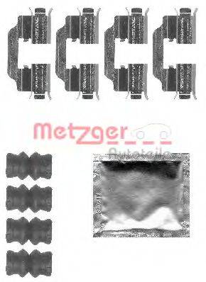 METZGER 1091832 Комплектуючі, колодки дискового гальма