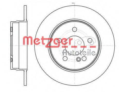 METZGER 6110423 гальмівний диск