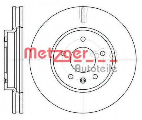 METZGER 6118310 гальмівний диск