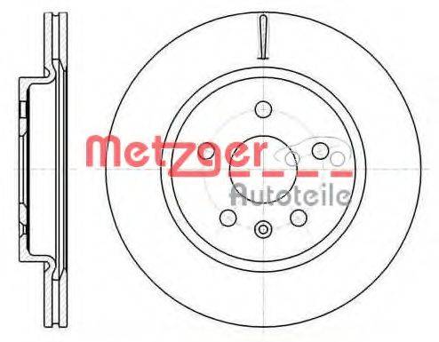 METZGER 6128410 гальмівний диск